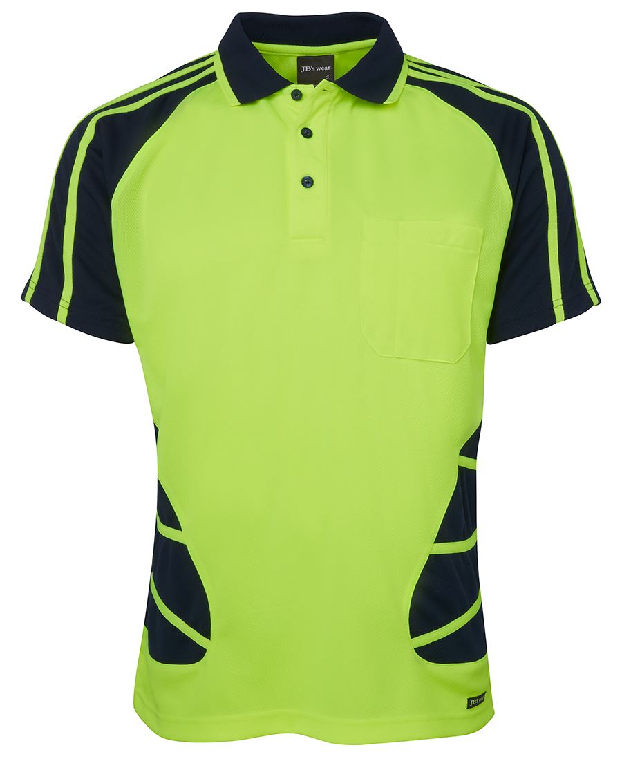 Jb'S Wear Hi Vis S/S Spider Polo 6Hsp - Star Uniforms Australia