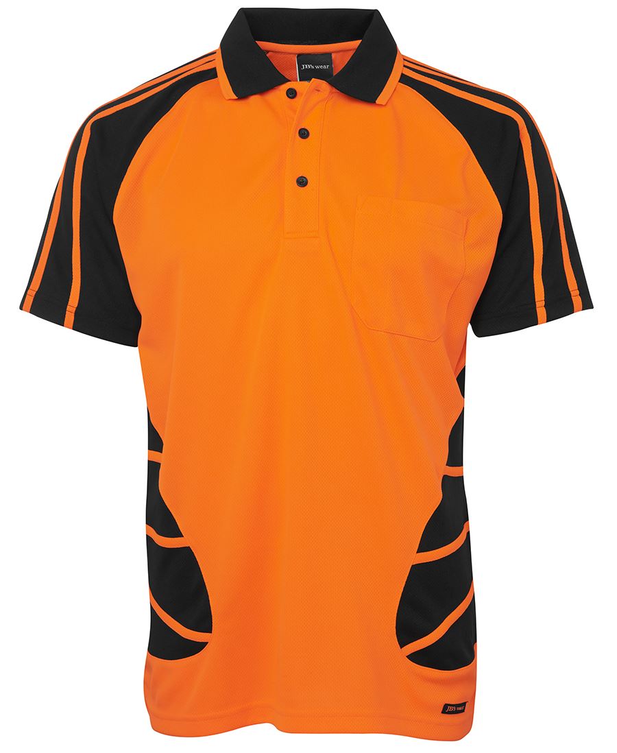 Jb'S Wear Hi Vis S/S Spider Polo 6Hsp - Star Uniforms Australia
