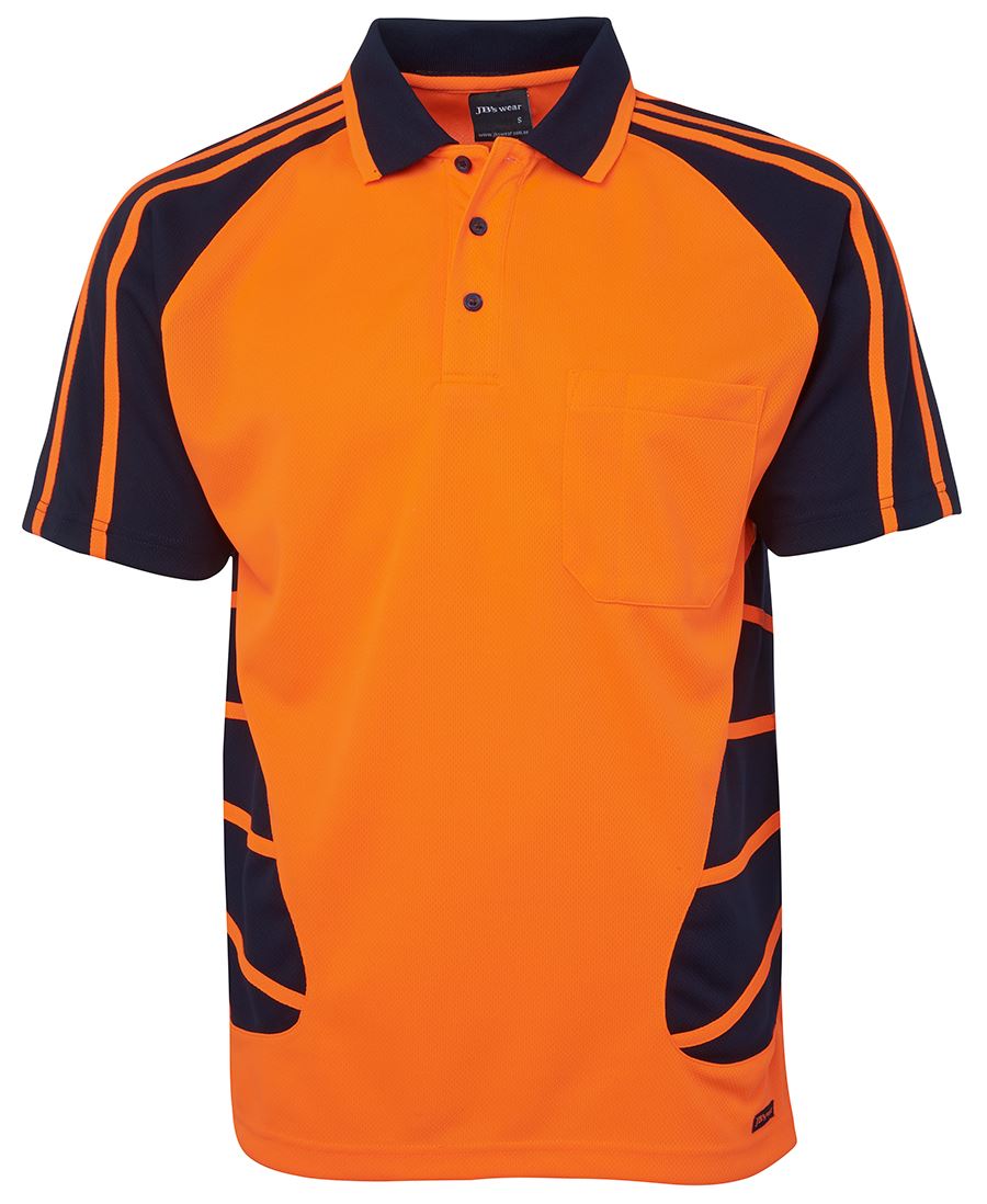 Jb'S Wear Hi Vis S/S Spider Polo 6Hsp - Star Uniforms Australia