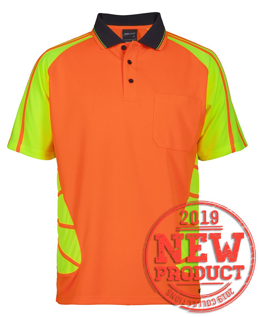 Jb'S Wear Hi Vis S/S Spider Polo 6Hsp - Star Uniforms Australia