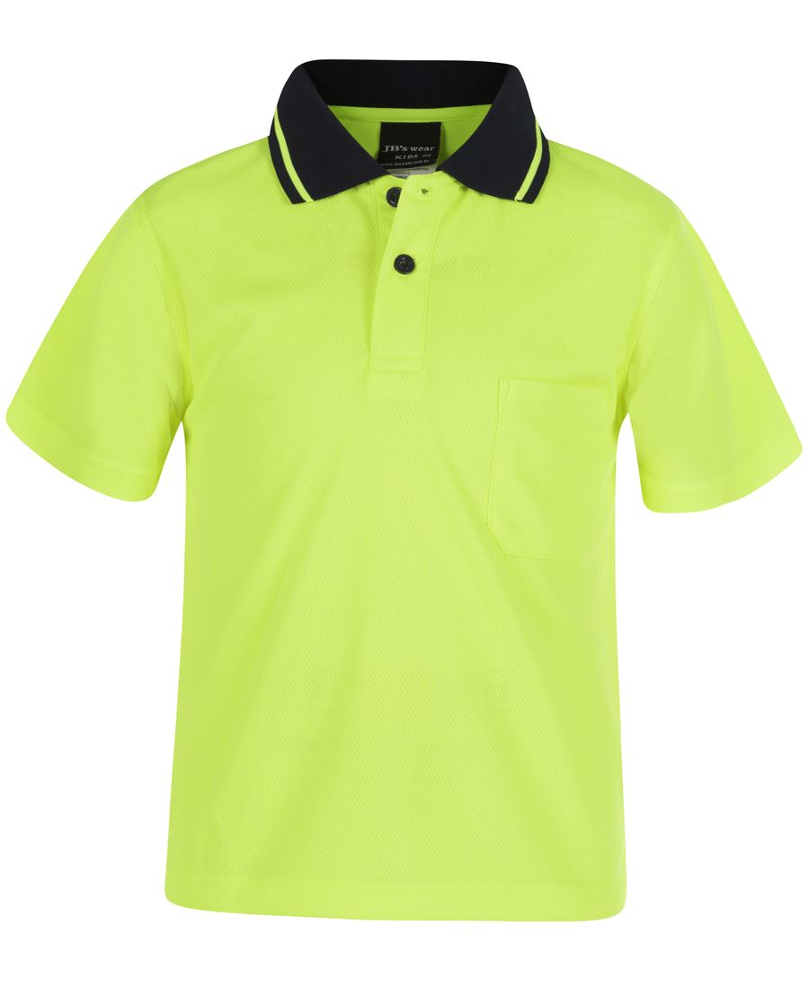 Jb'S Wear Adults Hi Vis Non Cuff Traditional Polo 6Hvnc - Star Uniforms Australia