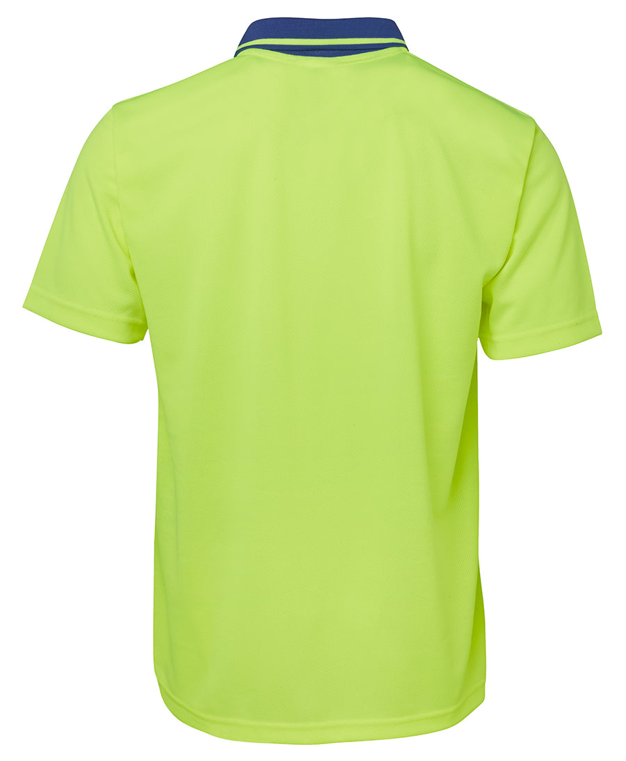 Jb'S Wear Adults Hi Vis Non Cuff Traditional Polo 6Hvnc - Star Uniforms Australia