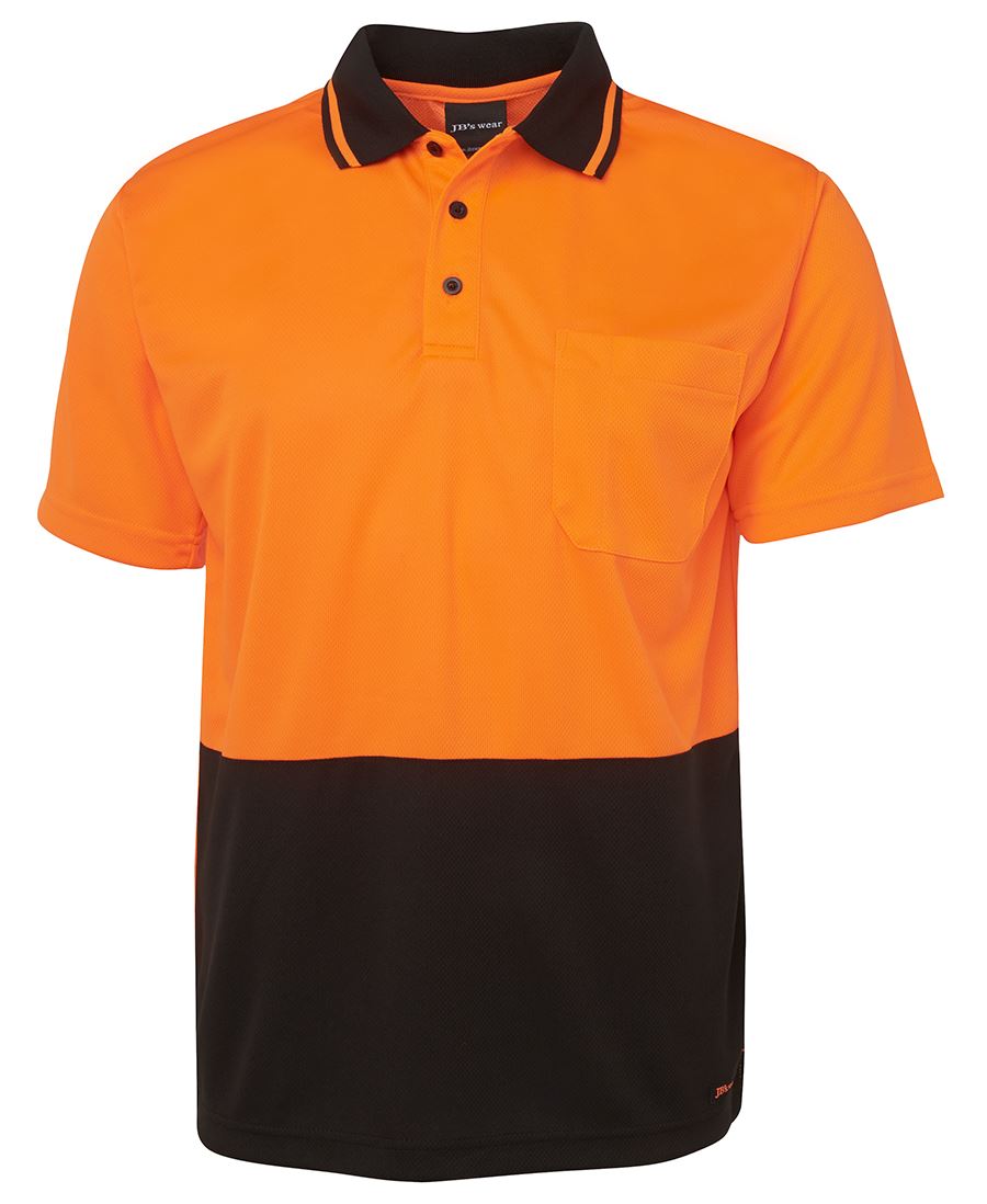 Jb'S Wear Adults And Kids Hi Vis Non Cuff Traditional Polo 6Hvnc-A - Star Uniforms Australia