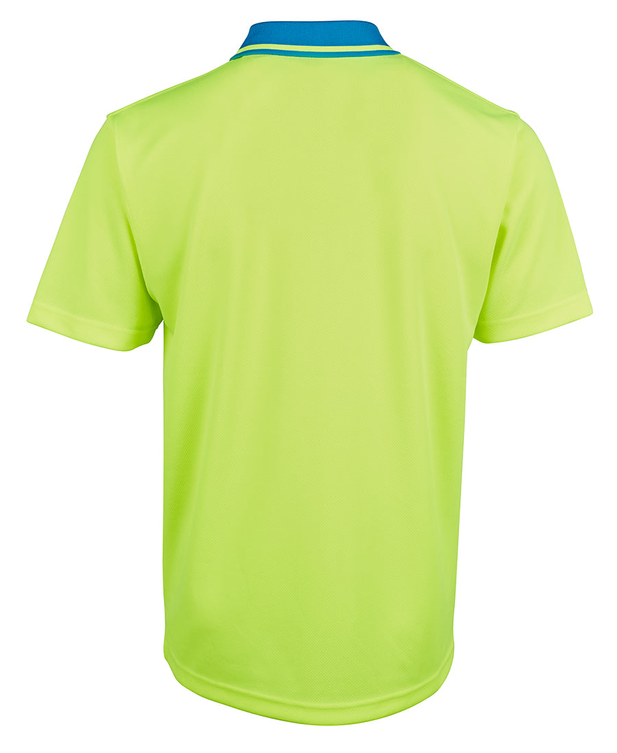 Jb'S Wear Adults Hi Vis Non Cuff Traditional Polo 6Hvnc - Star Uniforms Australia