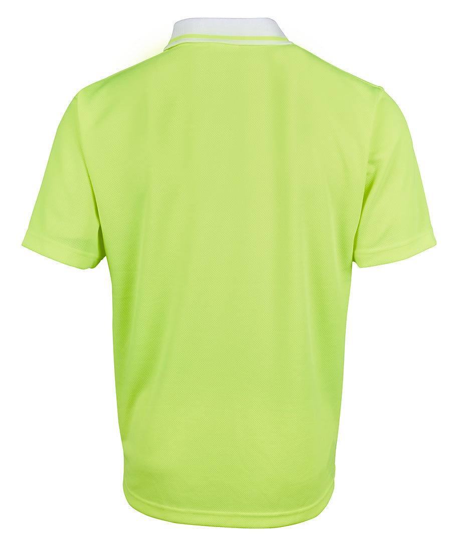 Jb'S Wear Adults Hi Vis Non Cuff Traditional Polo 6Hvnc - Star Uniforms Australia