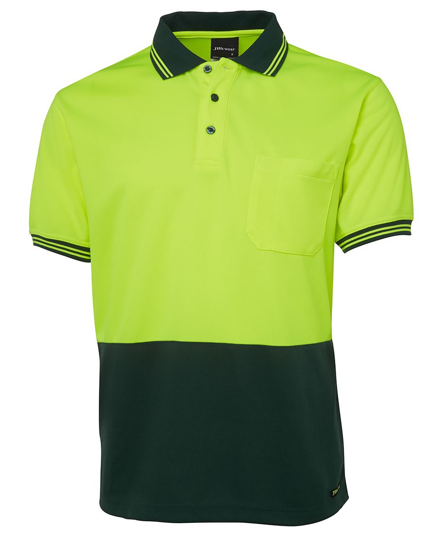 Jb'S Wear Hi Vis S/S Traditional Polo 6Hvps - Star Uniforms Australia