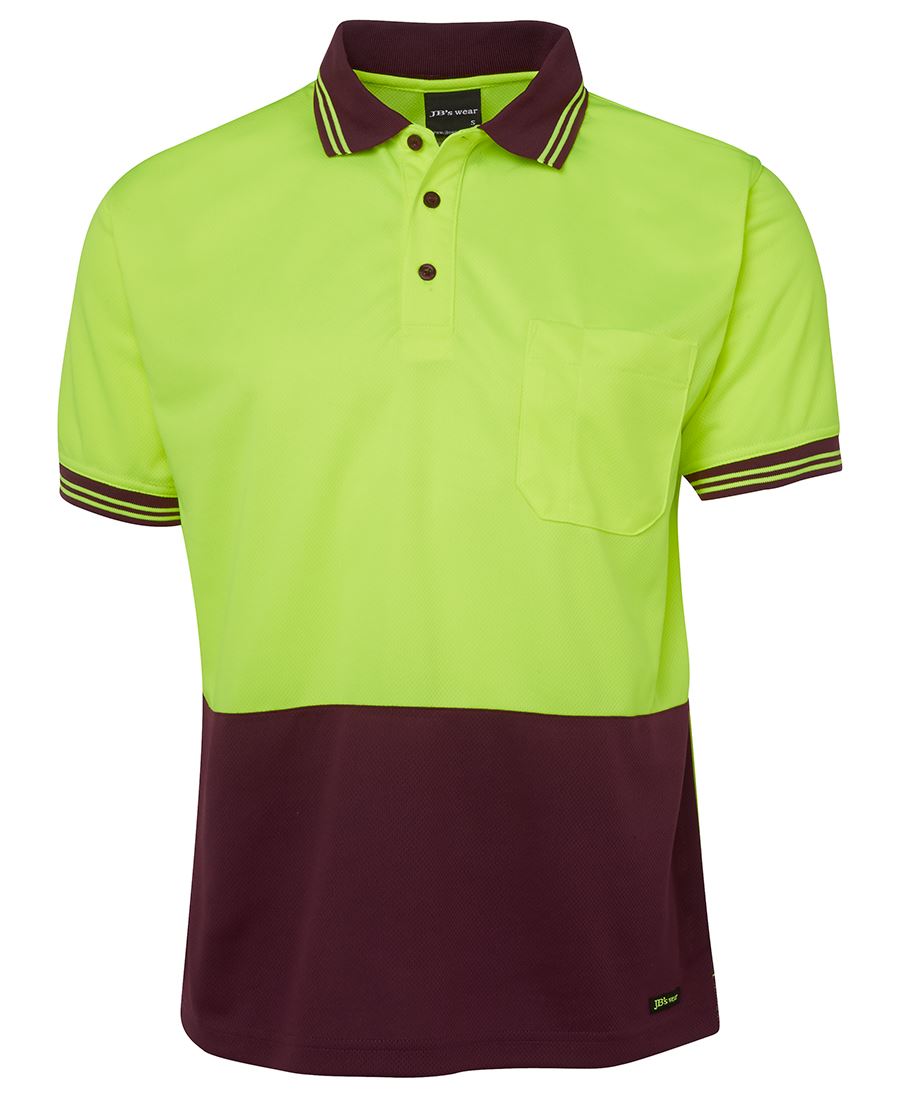 Jb'S Wear Hi Vis S/S Traditional Polo 6Hvps - Star Uniforms Australia
