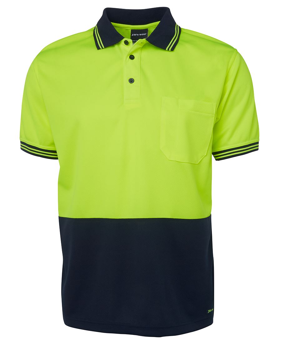 Jb'S Wear Hi Vis S/S Traditional Polo 6Hvps - Star Uniforms Australia