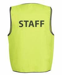 JB's Hi Vis Safety Vest Staff (6HVS6)