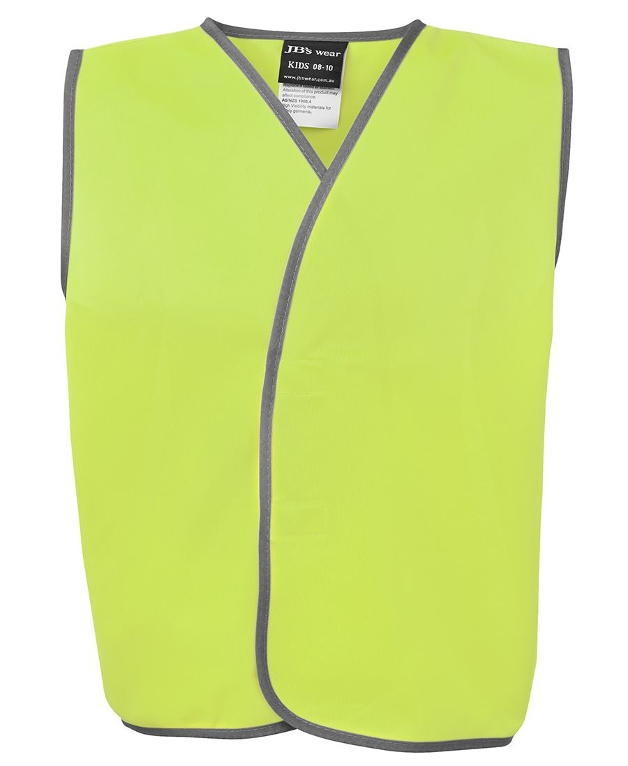 Jb'S Wear Kids Hi Vis Safety Vest 6Hvsu - Star Uniforms Australia