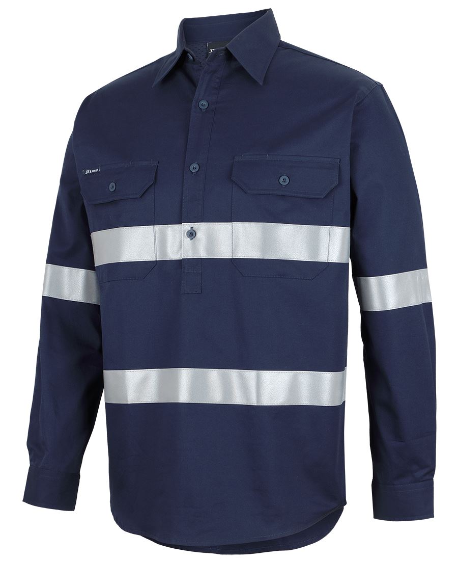 JB's-Close Front L/S 150G W/Shirt Reflective Tape-6HWCT