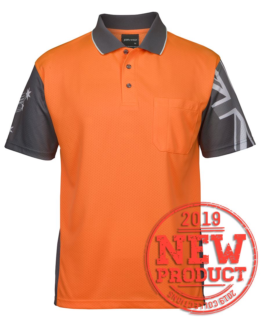 Hi Vis Southern Cross Polo 6Hsc - Star Uniforms Australia