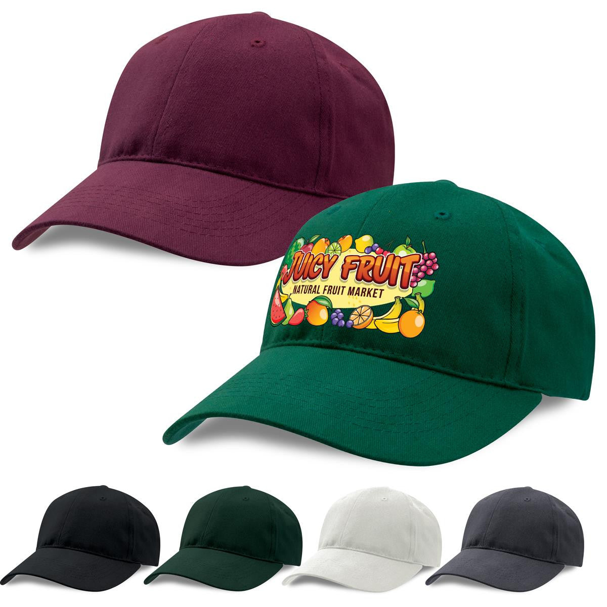 Legend Life-8000 Premium Soft Cotton Cap (Pack of 15)