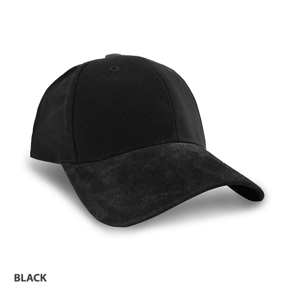 Grace Collection AH010/HE010 - Heavy Brushed Cotton Suede Peak Cap