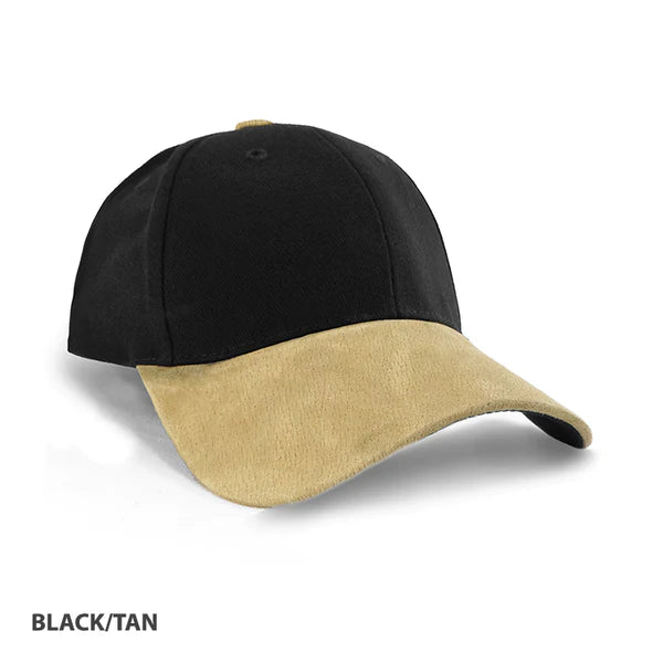 Grace Collection AH010/HE010 - Heavy Brushed Cotton Suede Peak Cap