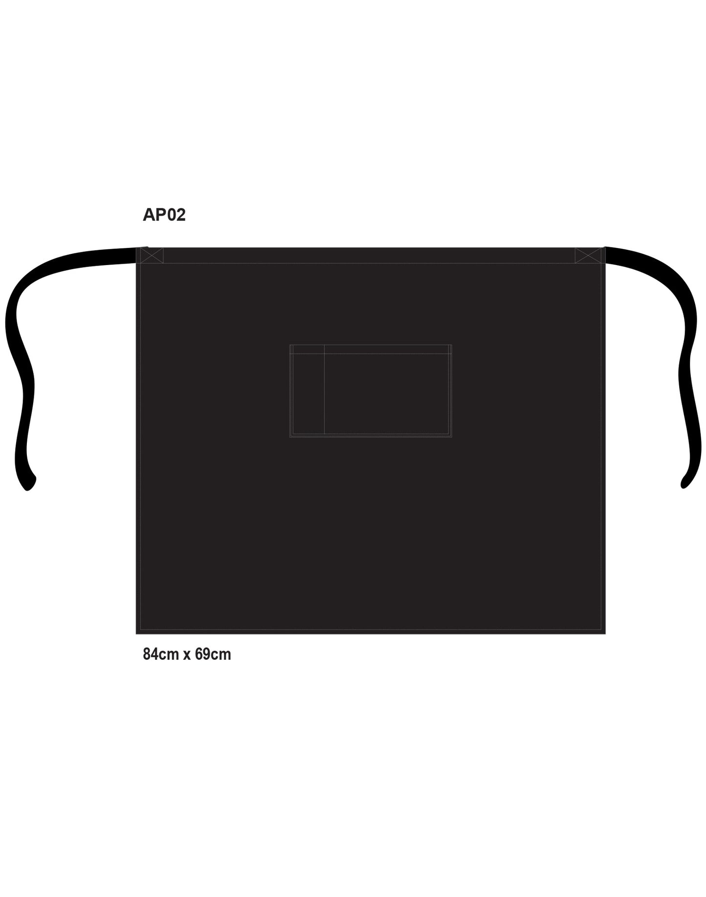 Winning Spirit-Long Waist Apron-AP02