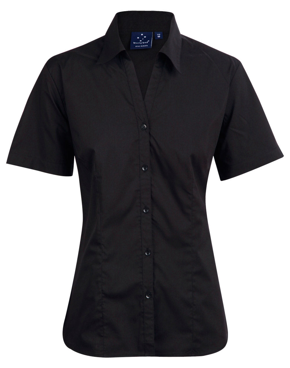 Winning Spirit -Women's Teflon Executive Short Sleeve Shirt - BS07S