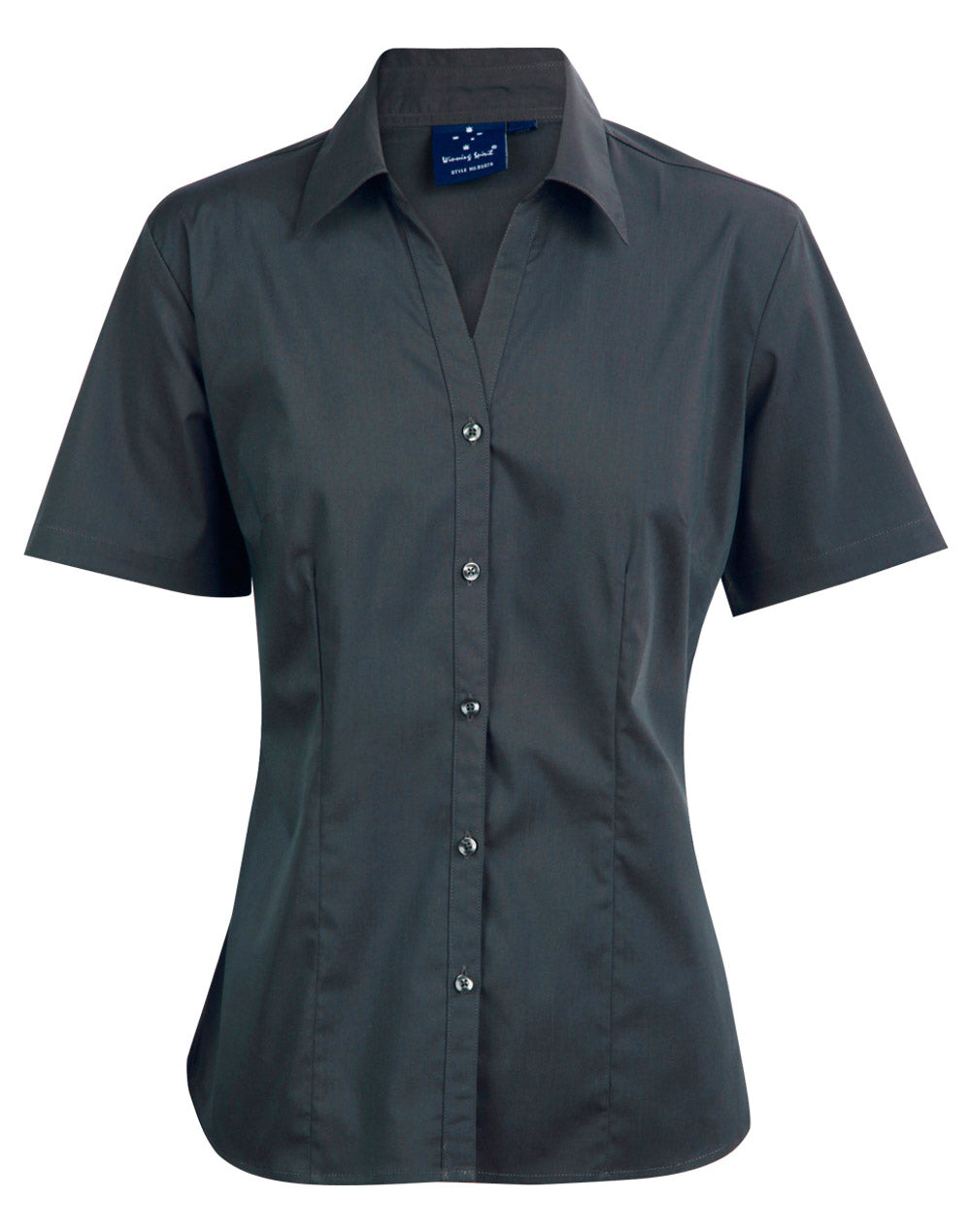 Winning Spirit -Women's Teflon Executive Short Sleeve Shirt - BS07S