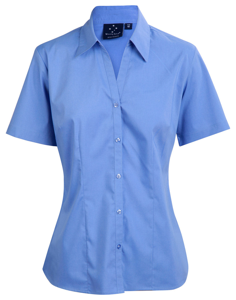 Winning Spirit -Women's Teflon Executive Short Sleeve Shirt - BS07S