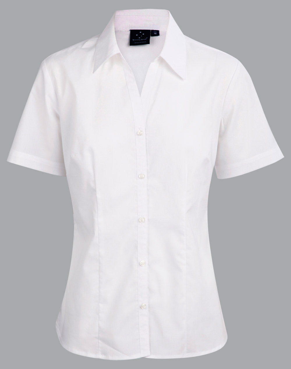 Winning Spirit -Women's Teflon Executive Short Sleeve Shirt - BS07S