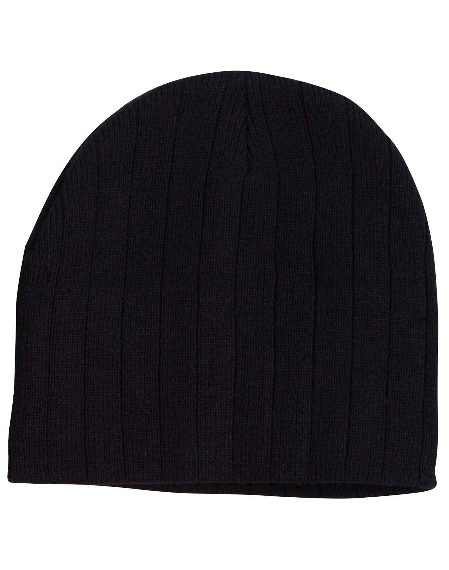 Winning Spirit -Cable Knit Beanie With Fleece Head Band Caps (CH64)
