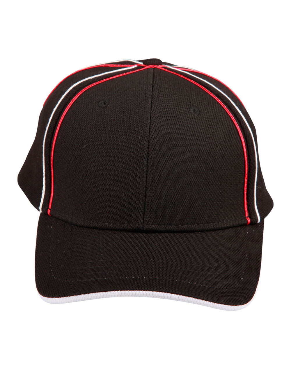 Winning Spirit- Tri-Colour Pique Mesh Cap (CH76)