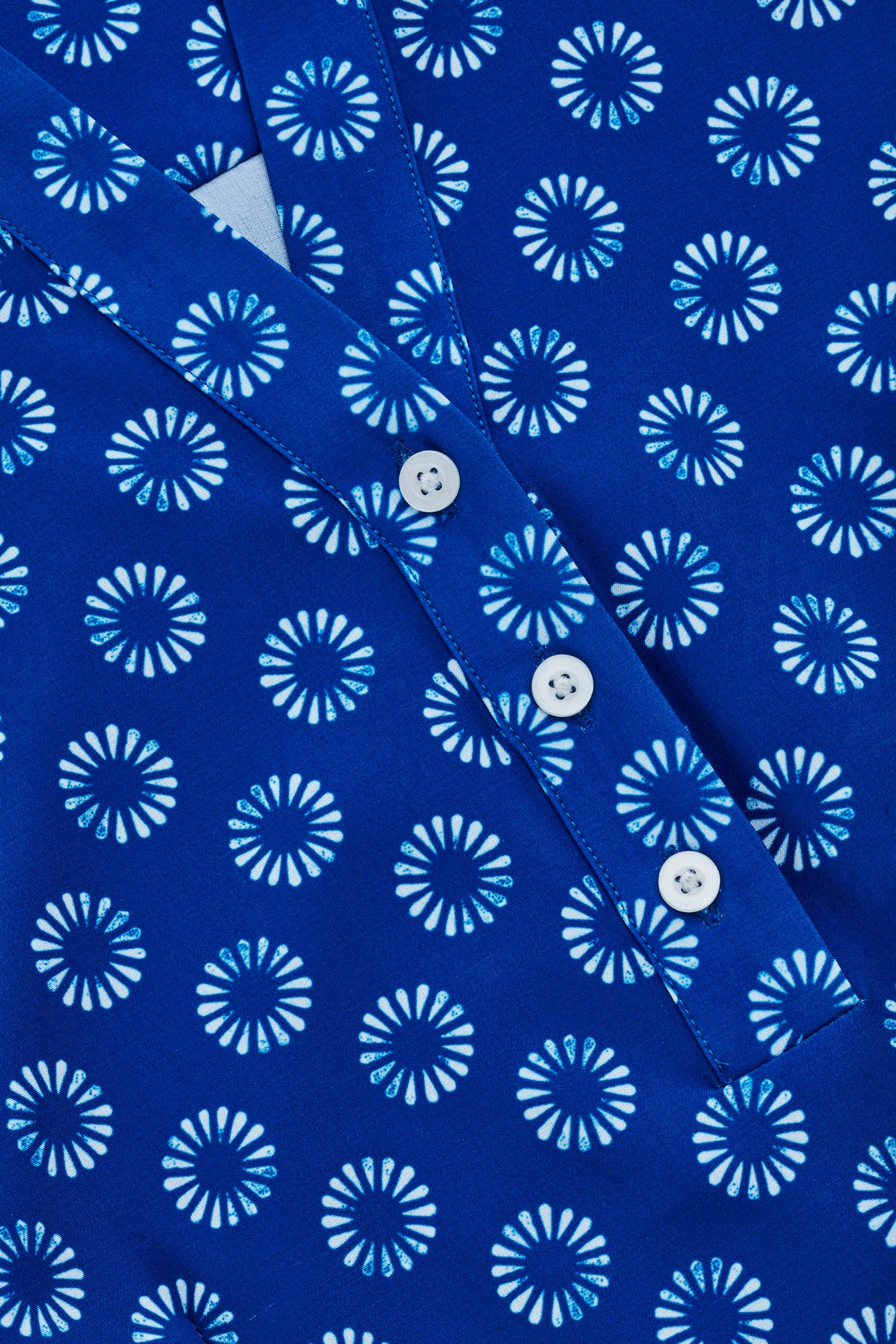 Biz Care Womens Easy Stretch Daisy Print Tunic CS950LS - Star Uniforms Australia