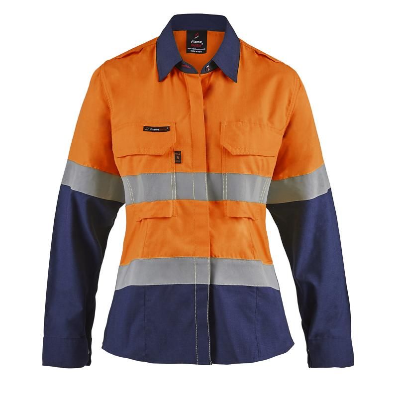 Flame Buster FSL016 Womens HRC2 Two Tone L/S Shirt - Star Uniforms Australia