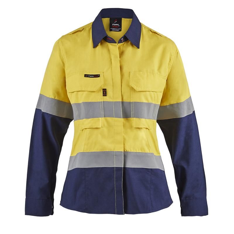 Flame Buster FSL016 Womens HRC2 Two Tone L/S Shirt - Star Uniforms Australia