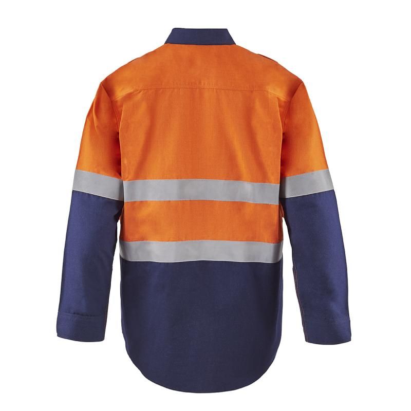 Flame Buster FSV015 Mens HRC2 Closed Front LS Shirt - Star Uniforms Australia