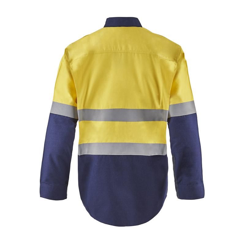 Flame Buster FSV015 Mens HRC2 Closed Front LS Shirt - Star Uniforms Australia