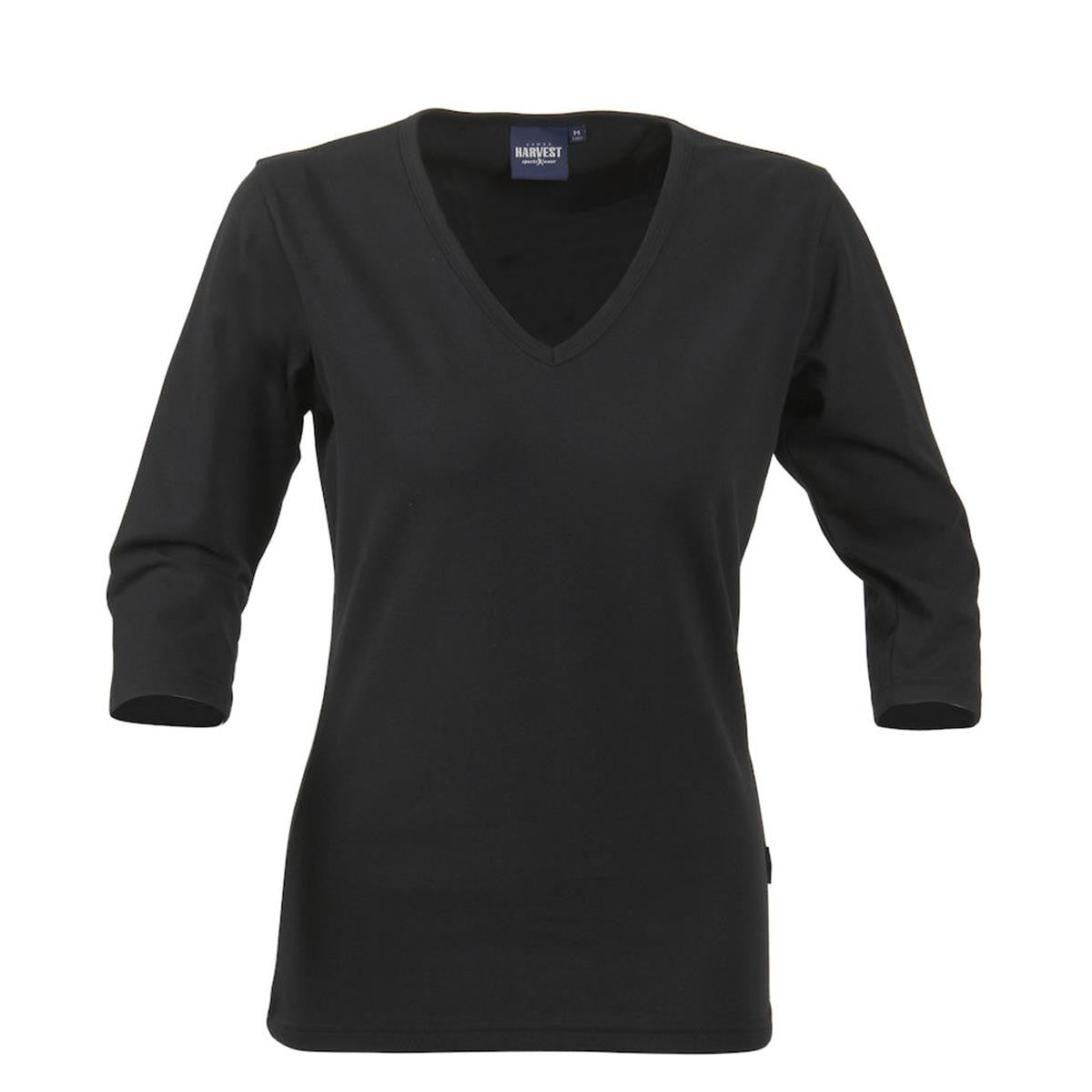 Harvest-JH402W Lynn Women's V-Neck 3/4 Tee