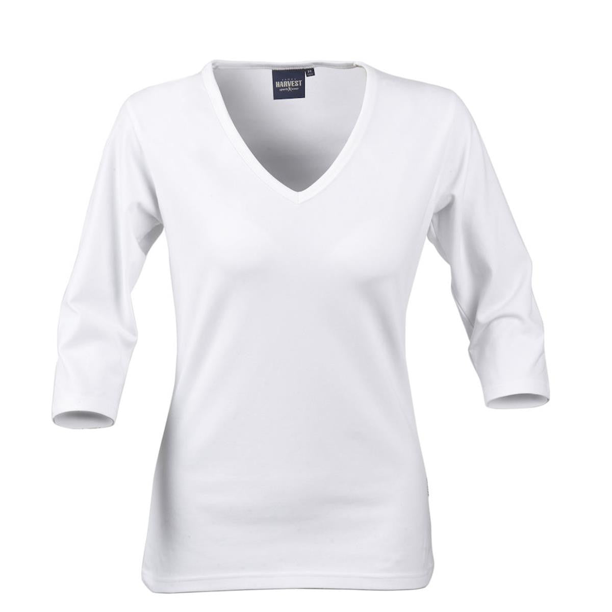 Harvest-JH402W Lynn Women's V-Neck 3/4 Tee