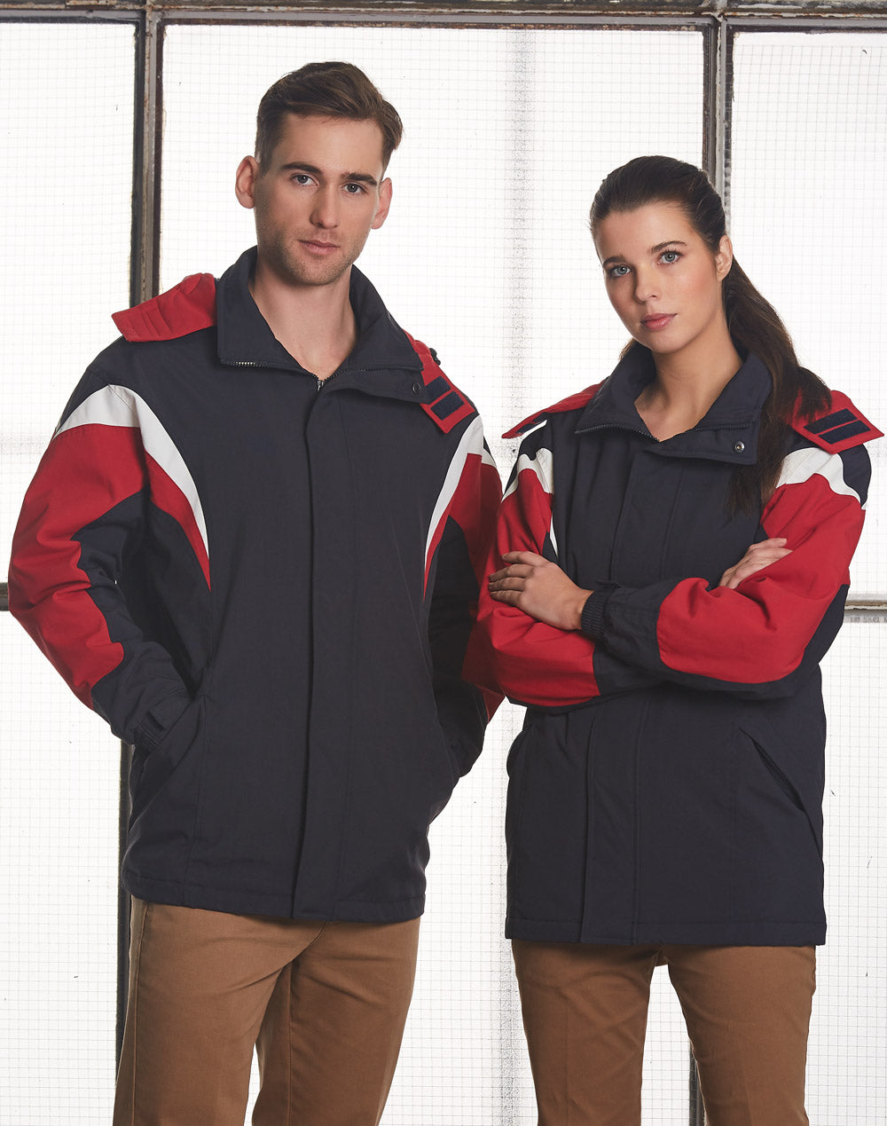 Winning Spirit-Bathurst Tri-colour Jacket With Hood Unisex-JK28