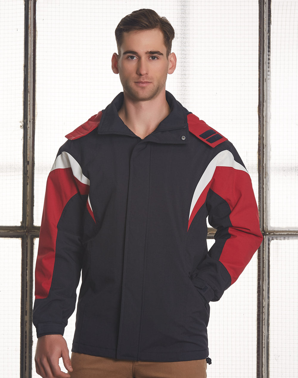 Winning Spirit-Bathurst Tri-colour Jacket With Hood Unisex-JK28