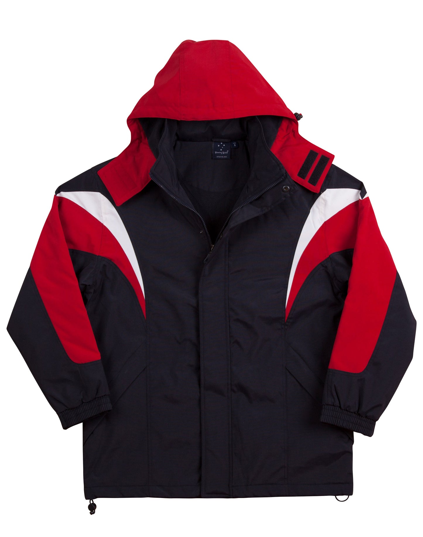 Winning Spirit-Bathurst Tri-colour Jacket With Hood Unisex-JK28