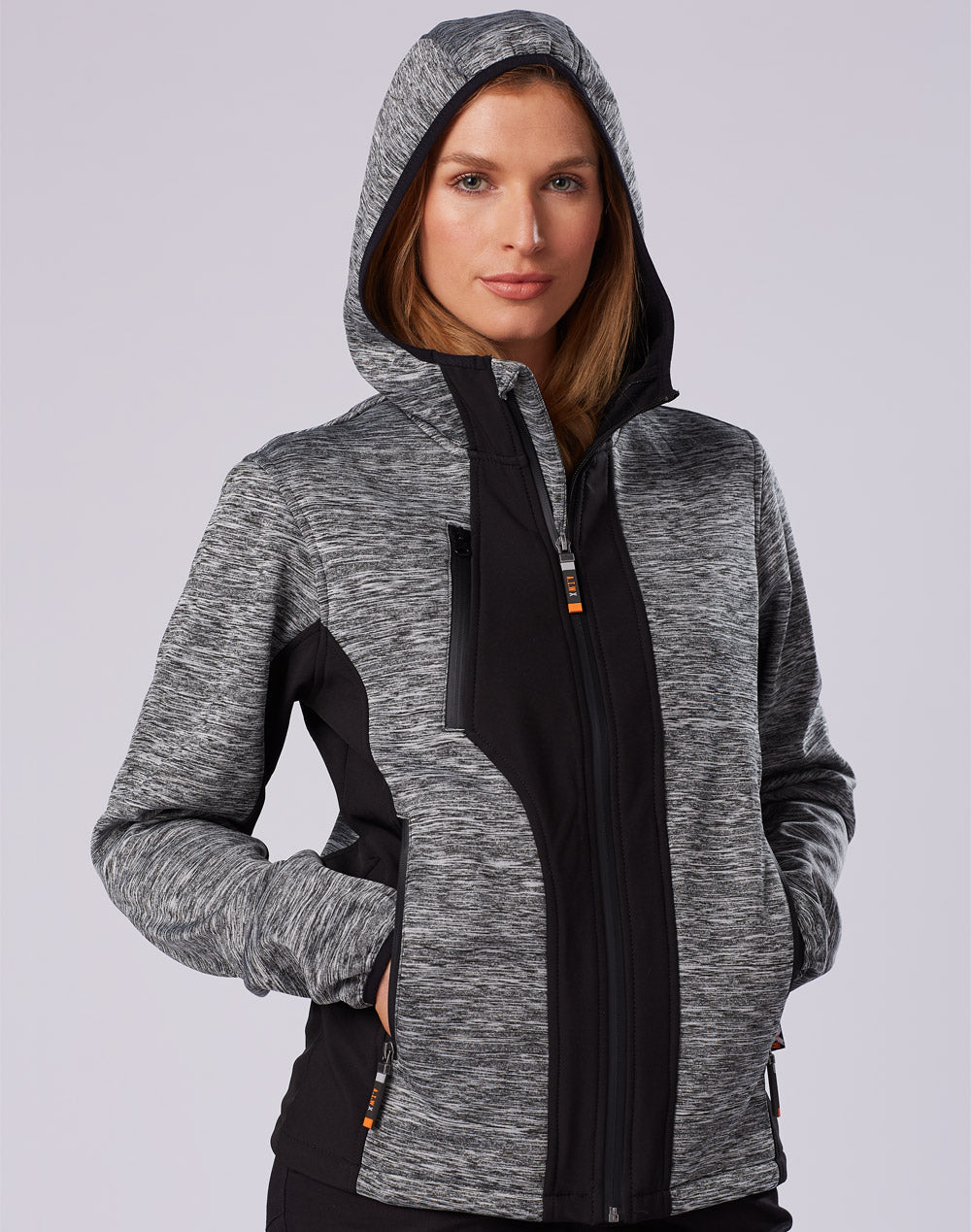 Winning Spirit-LAMINATED FUNCTIONAL KNIT HOODIE-JK49