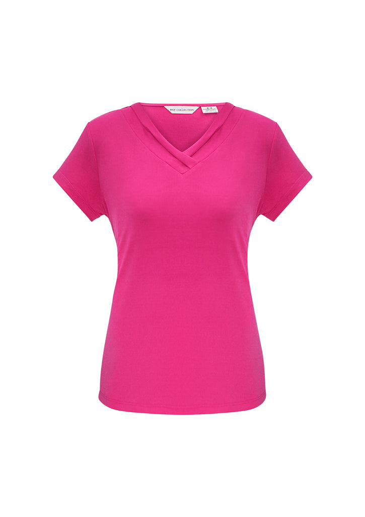 Biz Collection Ladies Lana Short Sleeve Top K819LS - Star Uniforms Australia