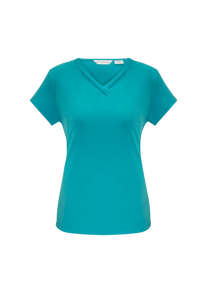 Biz Collection Ladies Lana Short Sleeve Top K819LS - Star Uniforms Australia