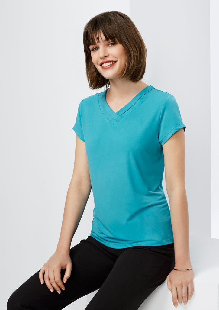 Biz Collection Ladies Lana Short Sleeve Top K819LS - Star Uniforms Australia