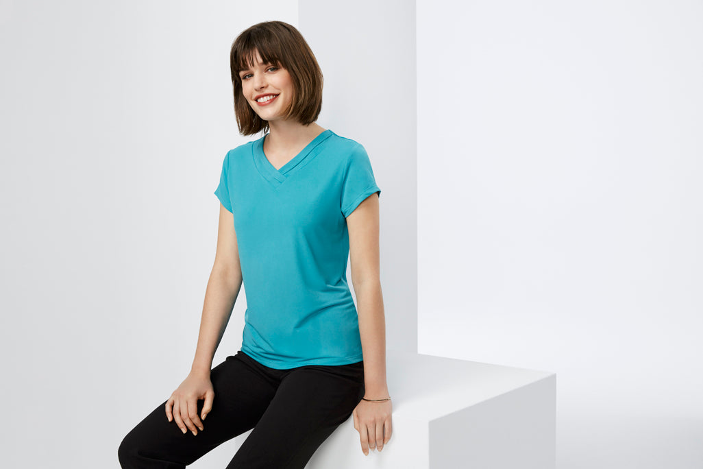 Biz Collection Ladies Lana Short Sleeve Top K819LS - Star Uniforms Australia