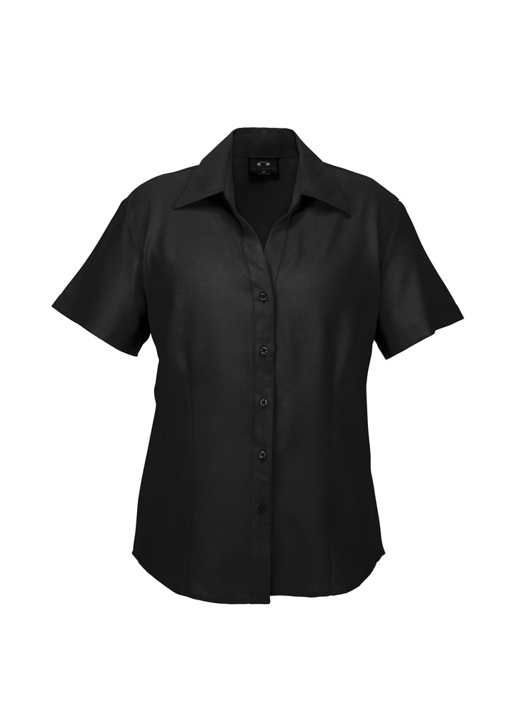 Biz Care Ladies Plain Oasis Short Sleeve Shirt LB3601 - Star Uniforms Australia