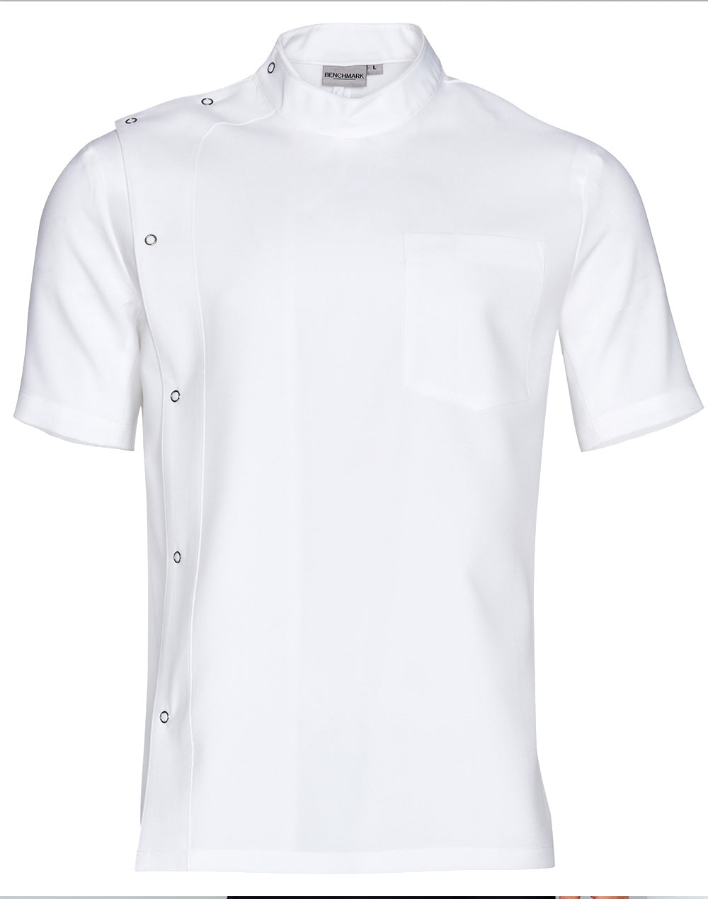 Winning Spirit-Men's Stud Front Short Sleeve Jacket-M7636