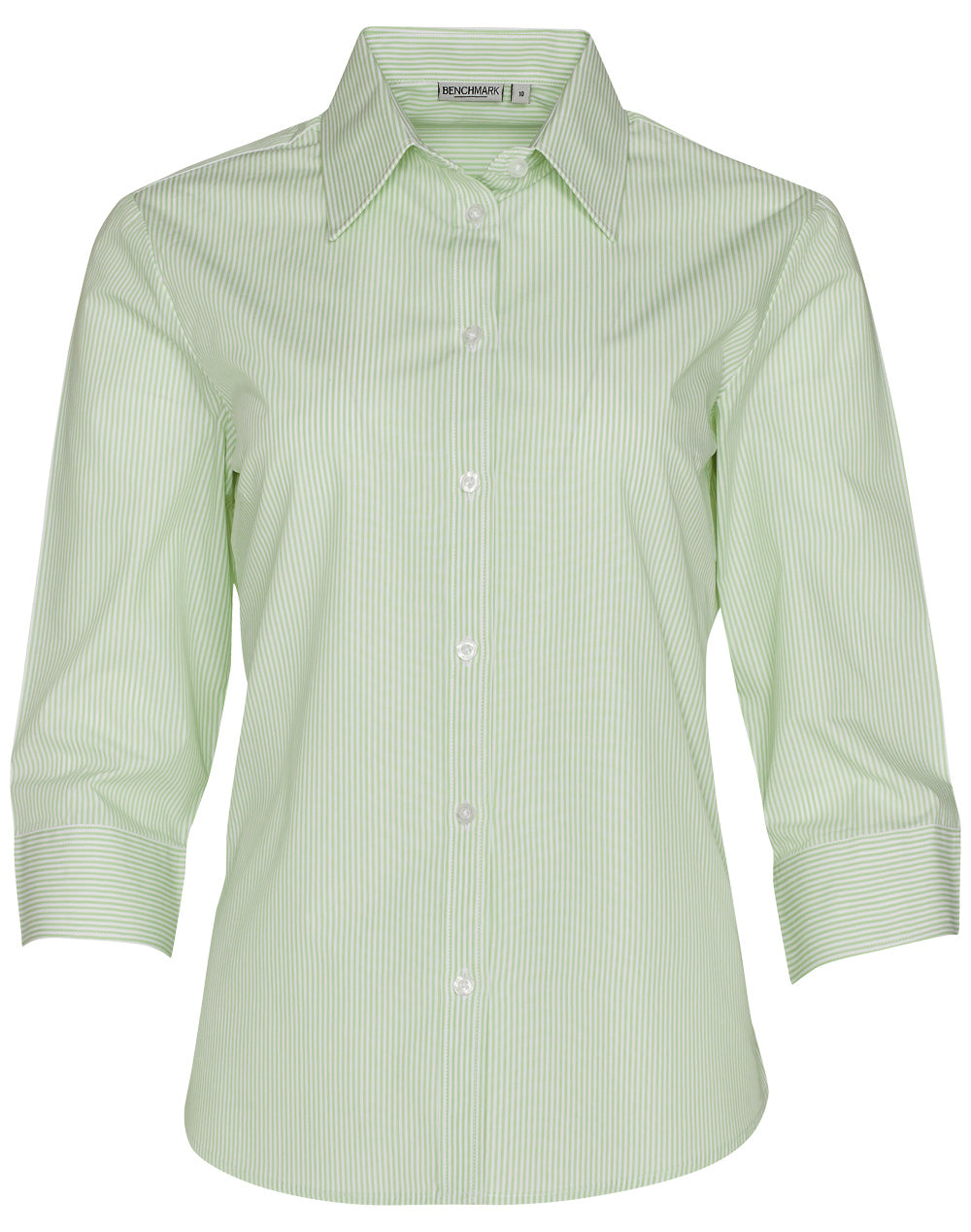 Winning Spirit- Women's Balance Stripe 3/4 Sleeve Shirt-M8233
