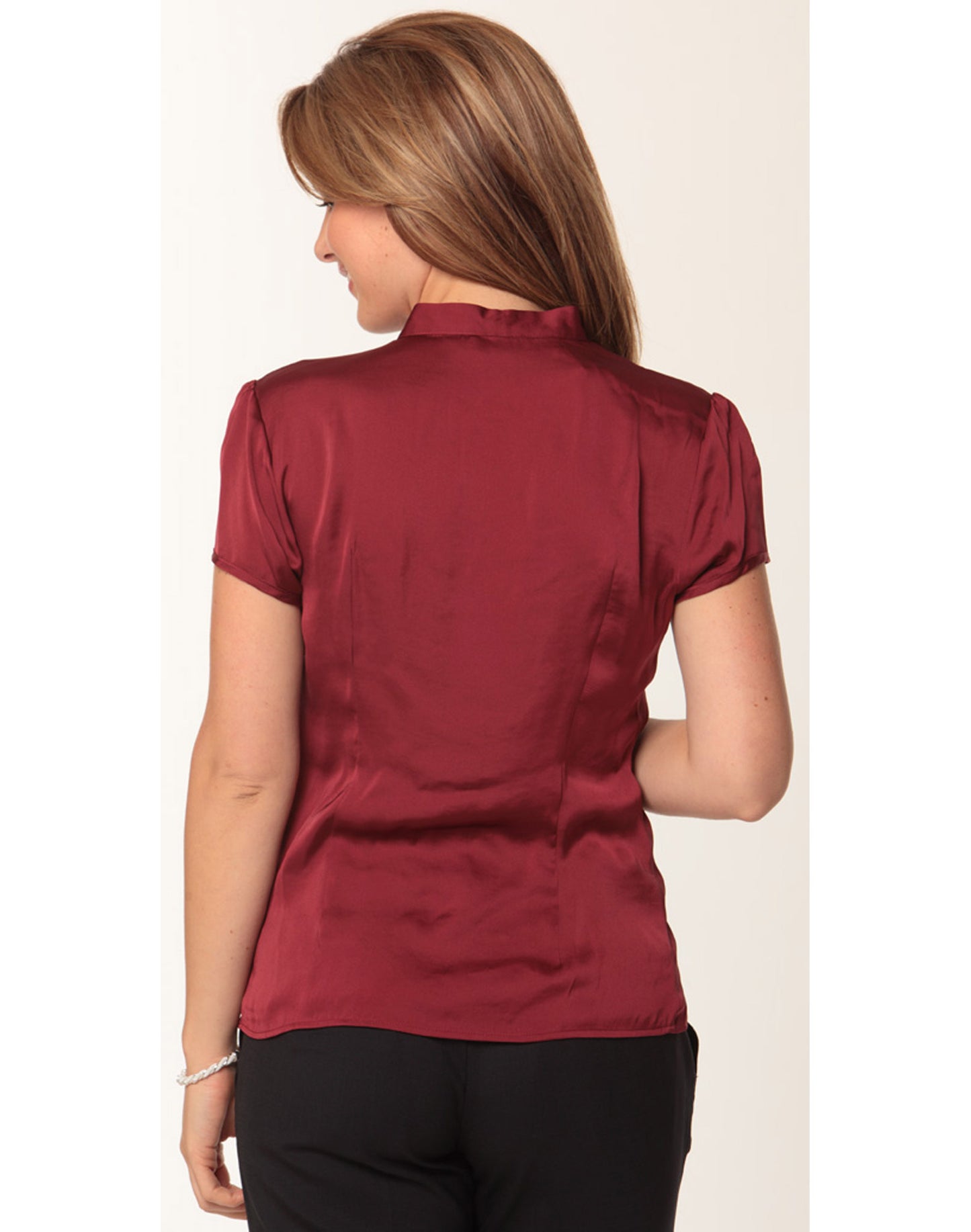 Winning Spirit -Women's Tie Neck Blouse-M8810