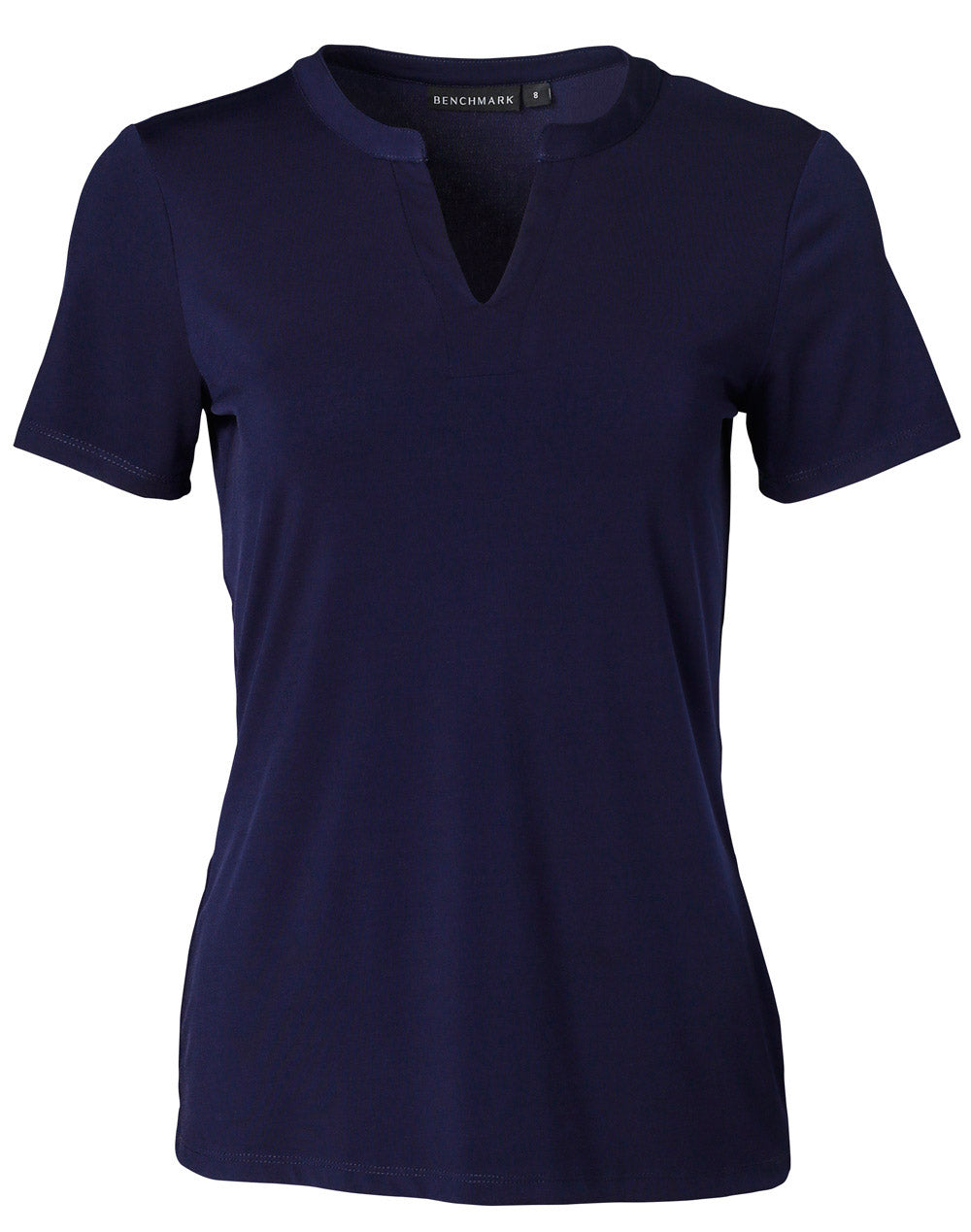 Winning Spirit-Ladies Short Sleeve Knit Top Sofia- (M8840)