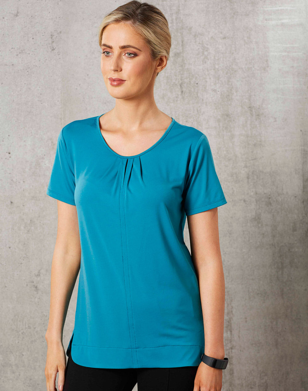 Winning Spirit-Julia Ladies Short Sleeve Knit Top-M8850