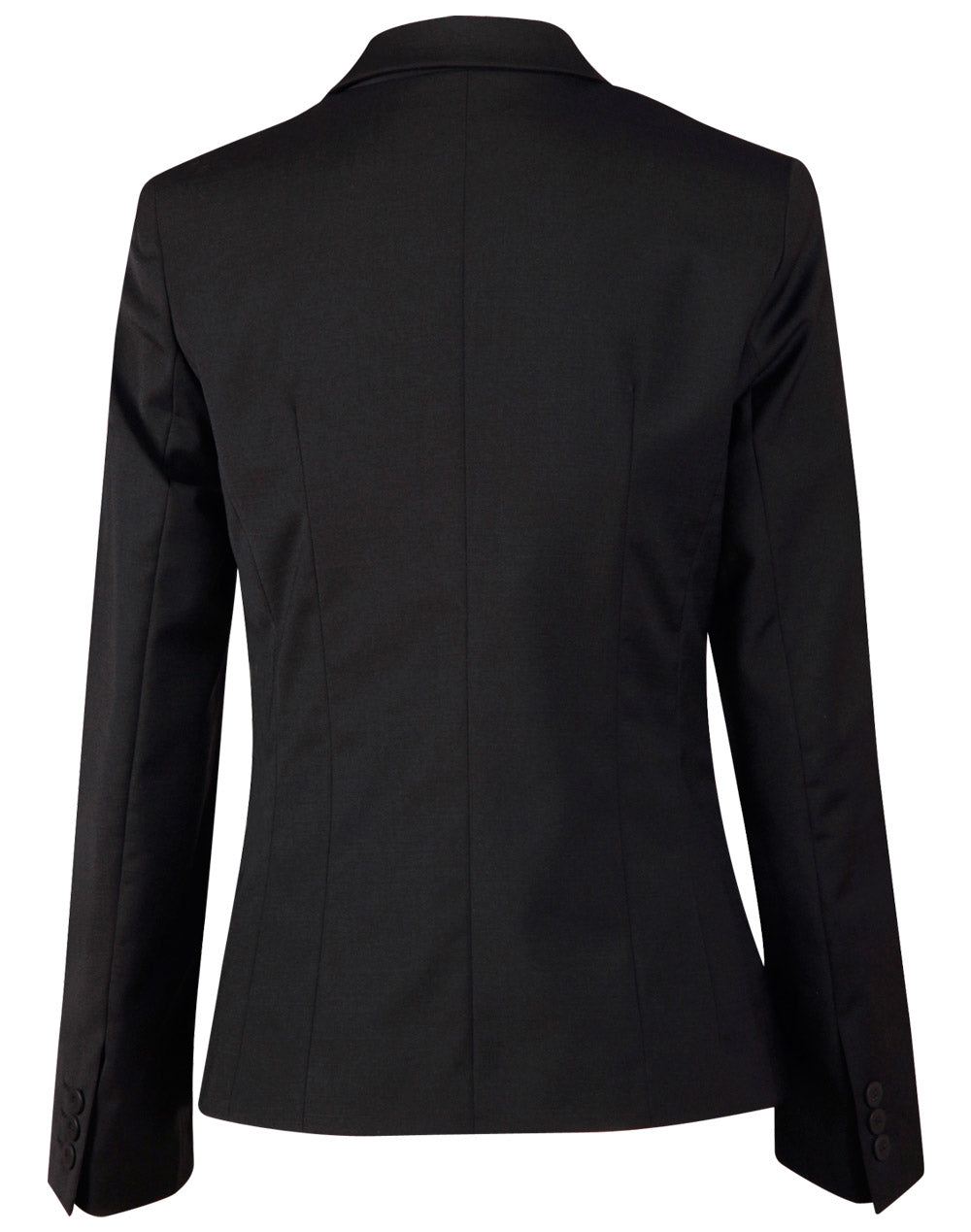 Winning Spirit -Ladies’ Wool Blend Stretch One Button Cropped Jacket-M9201