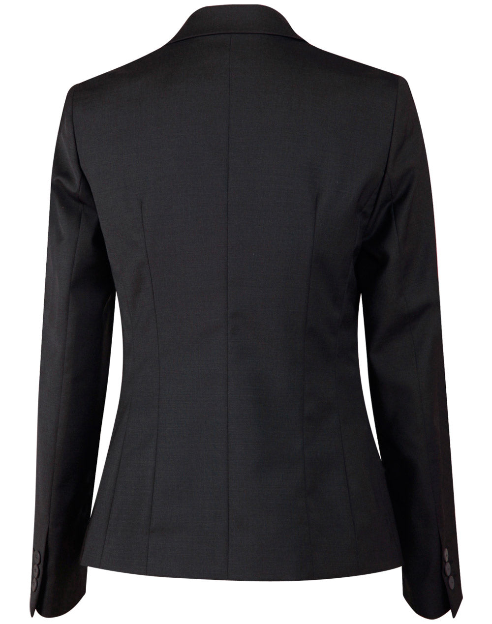 Winning Spirit -Ladies’ Wool Blend Stretch One Button Cropped Jacket-M9201