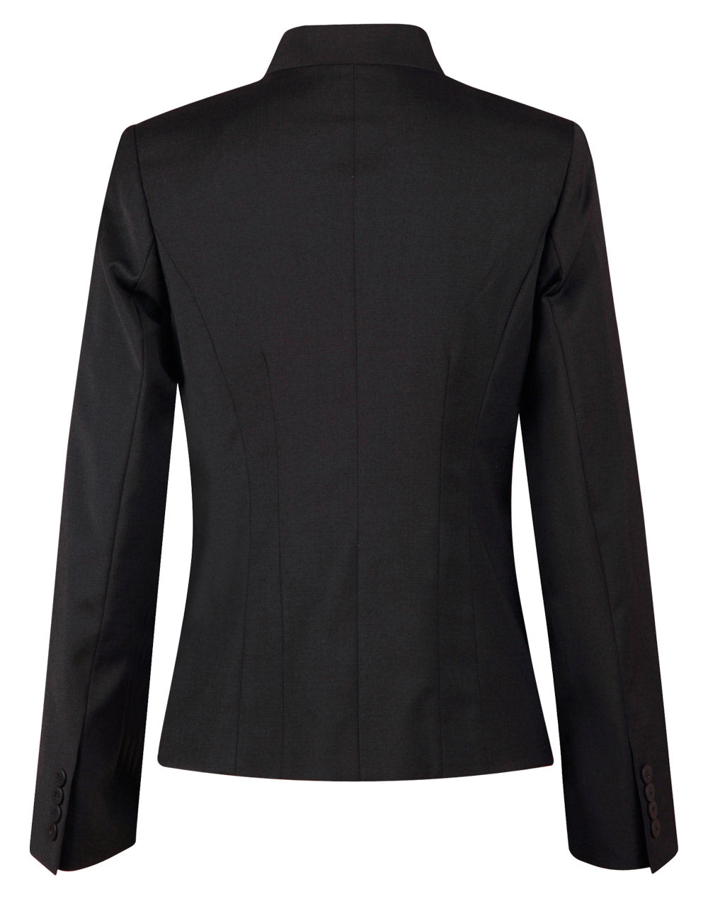 Winning Spirit -Ladies’ Wool Blend Stretch Reverse Lapel Jacket-M9202
